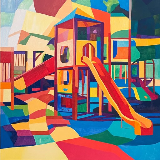 A high intensity track blending loud drums and punk styles to convey the defiant and chaotic energy of angry children on a playground