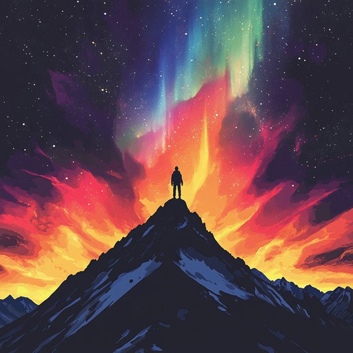 An uplifting instrumental track blending electronic beats with ethereal melodies, taking listeners on a journey through boundless horizons, inspiring them to chase their dreams beyond the stars.