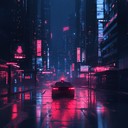 an intense synthwave journey through an anxious urban landscape