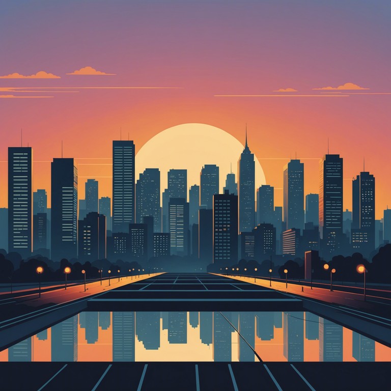 In this track, imagine walking through a peaceful urban landscape at dusk, where the subtle rap beats blend harmoniously with a mellow piano. The song creates a reflective, soothing atmosphere that turns the hustle of the city into a serene soundscape