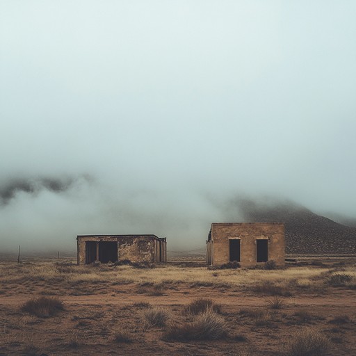 This track captures a foreboding atmosphere in an abandoned desert town through a haunting slide guitar melody. Emphasizing eerie silence and melancholic tones, it evokes images of ghostly whispers and lost memories.