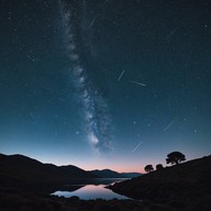 chilled beats under starlit skies