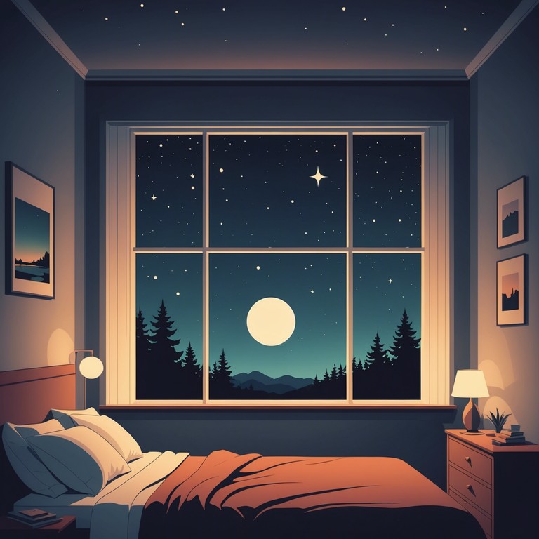 A soothing, gentle track designed specifically for winding down after a busy day. Serene acoustic guitar strums fill the air, inviting a sense of peace and warmth, enveloping the listener in a comforting acoustic cocoon perfect for bedroom listening.