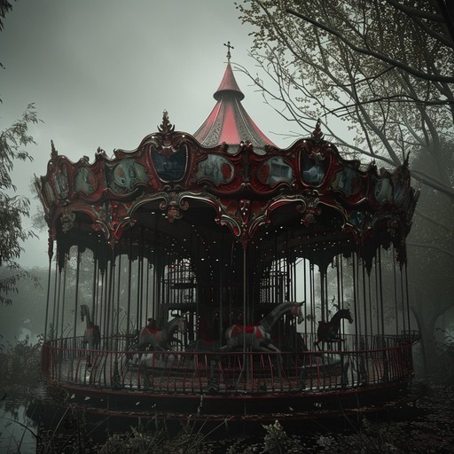Blending gothic elements with playful instrumentation, this piece takes you on a whimsical journey through a dark yet enchanting carnival world, where light heartedness meets eerie beauty.