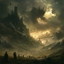 an orchestral epic portraying the clash of colossal forces