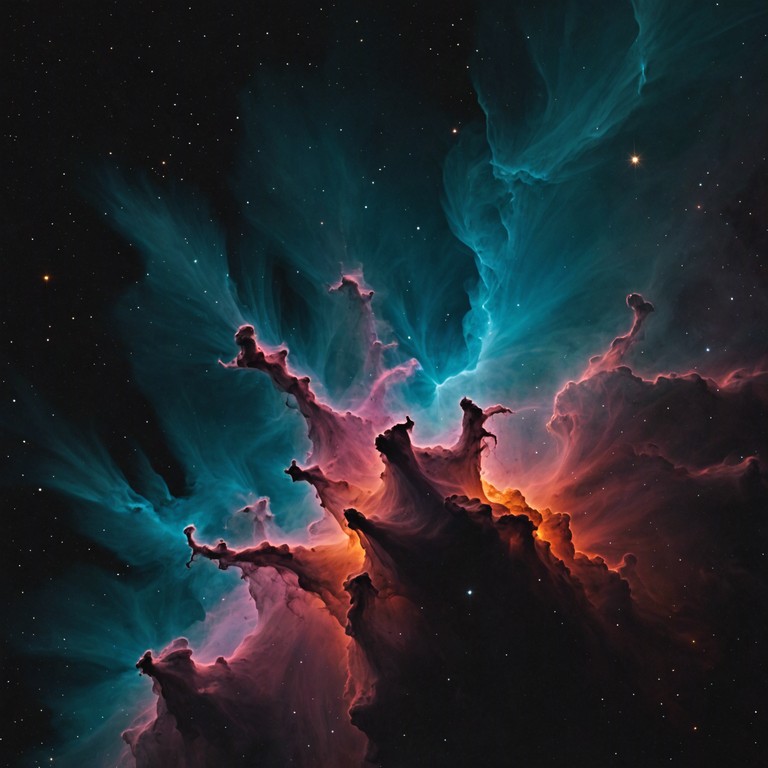 This alternative description amplifies the ethereal and sublime qualities of a cosmic voyage. The reimagined journey elevates the emotional crescendo, highlighting the personal impact of the universal exploration through sound. This alternative description amplifies the ethereal and sublime qualities of a cosmic voyage. The reimagined journey elevates the emotional crescendo, highlighting the personal impact of the universal exploration through sound.