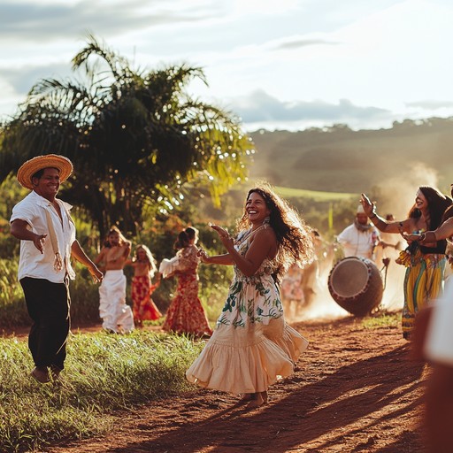 An energetic track that melds traditional sertanejo rhythms with modern influences, featuring spirited melodies that reflect the vibrant atmosphere of rural brazil.