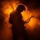 an intense rock track featuring heavy riffs and driving rhythm.