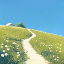 a joyful instrumental song celebrating new adventures and sunlit paths