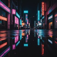 retro beats, neon lights vibe.