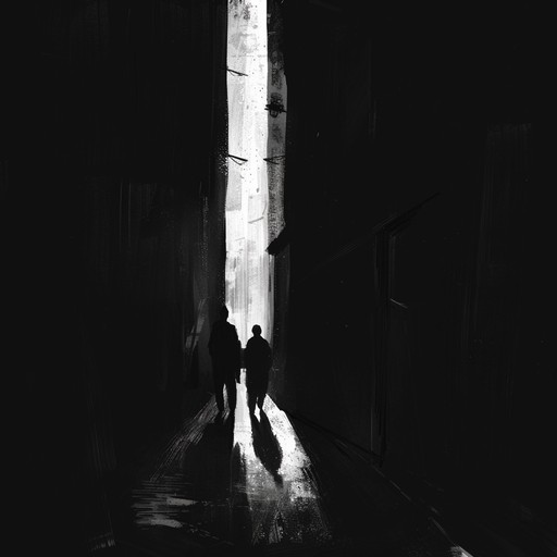 A suspenseful instrumental rap track with dark beats, eerie synths, and ominous rhythms, perfect for creating a gripping atmosphere of tension in urban narratives