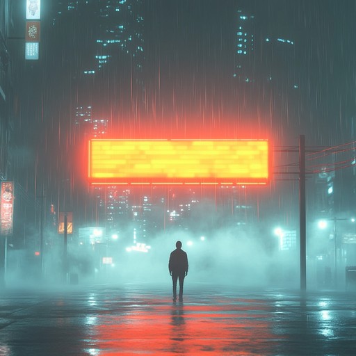 A moody instrumental piece that delves into the solitude of urban nightscapes, blending atmospheric guitar riffs with ambient textures to evoke the sense of wandering alone beneath the glow of neon lights, lost in introspection amid the city's silent hum.