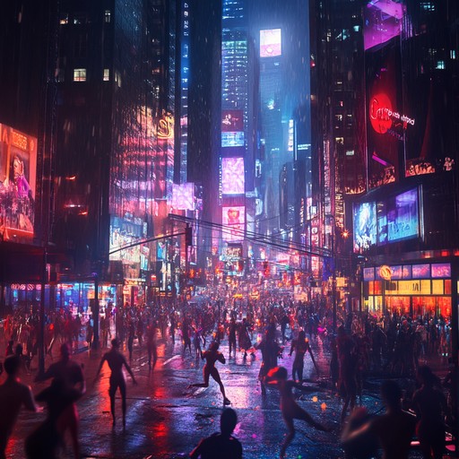 A lively fusion of funky rhythms and smooth melodies capturing the exuberance of metropolitan nightlife, designed to get everyone on their feet with an irresistible dance vibe