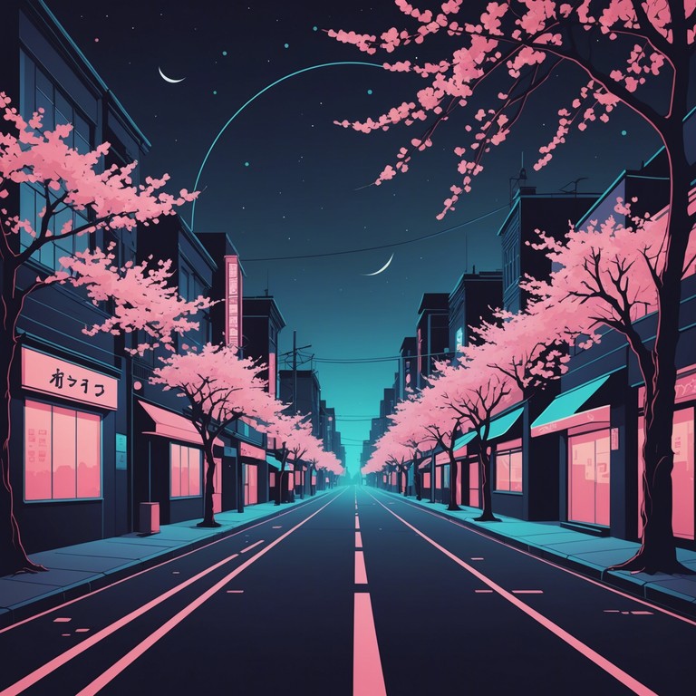 In this track, the gentle caress of classical strings merges with the pulsating beats of modern tokyo to create a sensory journey through japan's neon lit nights. The music encapsulates a blend of old and new, creating a unique vibe that is both soothing and invigorating, perfect for a lonely walk under cherry blossoms illuminated by city lights.