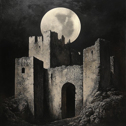 A brooding, ominous atmosphere merges with romantic overtones, creating a sense of eerie passion and dark allure. Strings heighten the mystical charm, enveloping listeners in a gothic love story under a moonlit sky, where love and danger intricately dance