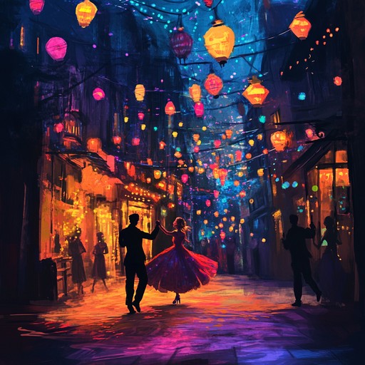Get drawn into the intense world of tango with fervent, captivating rhythms. Traditional melodies meld with powerful modern beats, creating an energetic soundscape that demands attention. An accordion drives the passion, underpinning a robust arrangement of guitars and percussion that pulses with life.