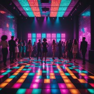 energetic beats meet nostalgic disco flair