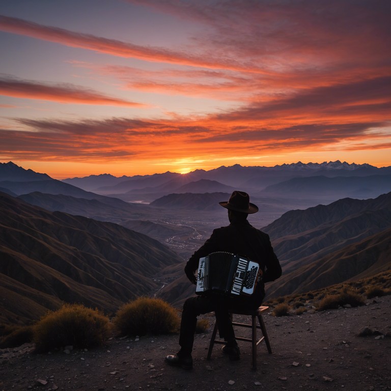 This track merges the traditional colombian cumbia rhythm with epic, sweeping soundscapes reminiscent of the andean mountains, capturing a journey through towering peaks and vibrant cultural festivities. The music features a majestic blend of classical cumbia instrumentation layered with ambient pads to evoke a sense of wonder and vastness.