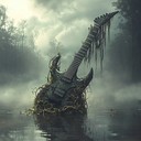 an electrifying blues rock instrumental igniting energy with roaring guitars