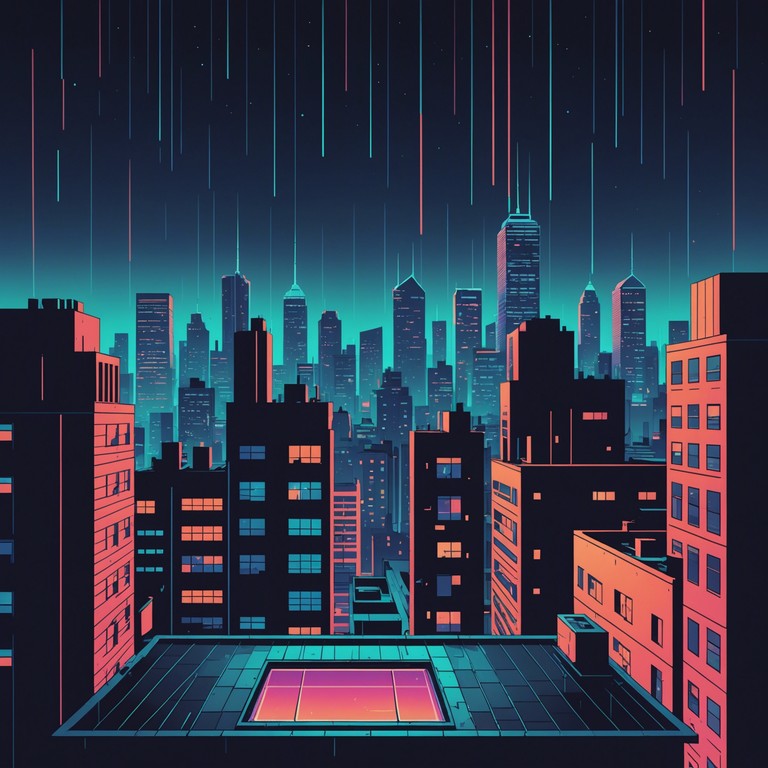 This composition blends the vibrant energy of city life with the reflective nature of a gentle drizzle, enveloping the listener in a soundscape of serene, mysterious tones powered by smooth dubstep elements. Ideal for immersive listening or as a companion to late night urban explorations.