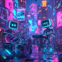a whimsical melody with futuristic toy sounds and synth beats