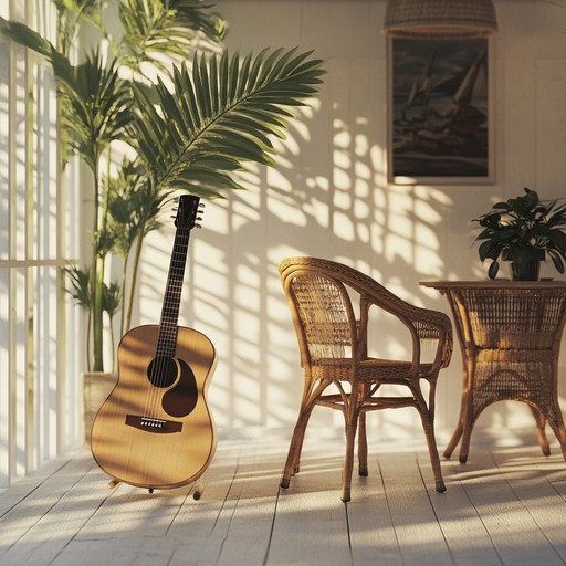 A calming bossa nova piece with soothing jazz elements, ideal for a sunny day by the beach. The acoustic guitar, complemented by soft percussion, delivers a peaceful and warm listening experience.