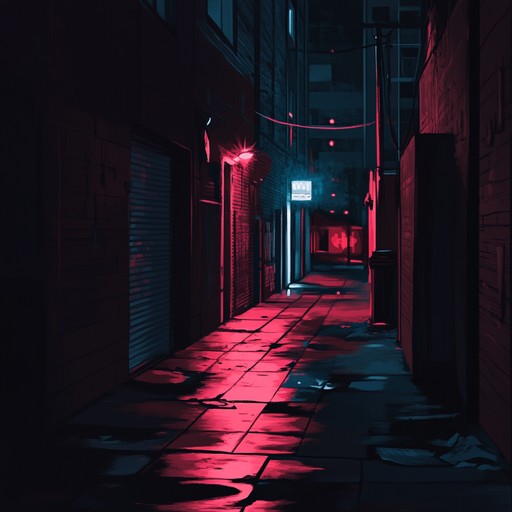 Dive into an eerie soundscape with dark reggaeton rhythms echoing in the urban night. Synthesizers and deep beats build a sense of suspense and menace, as if you are walking through a city where danger lurks in every shadow. The chilling atmosphere is amplified by the sound of distant sirens and rhythmic, ominous beats.