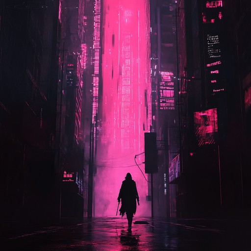 An instrumental electropop track featuring dark synth layers, heavy bass, and driving electronic rhythms that evoke an ominous, futuristic atmosphere. The composition weaves haunting melodies with pulsing beats to create a sense of tension and mystery.
