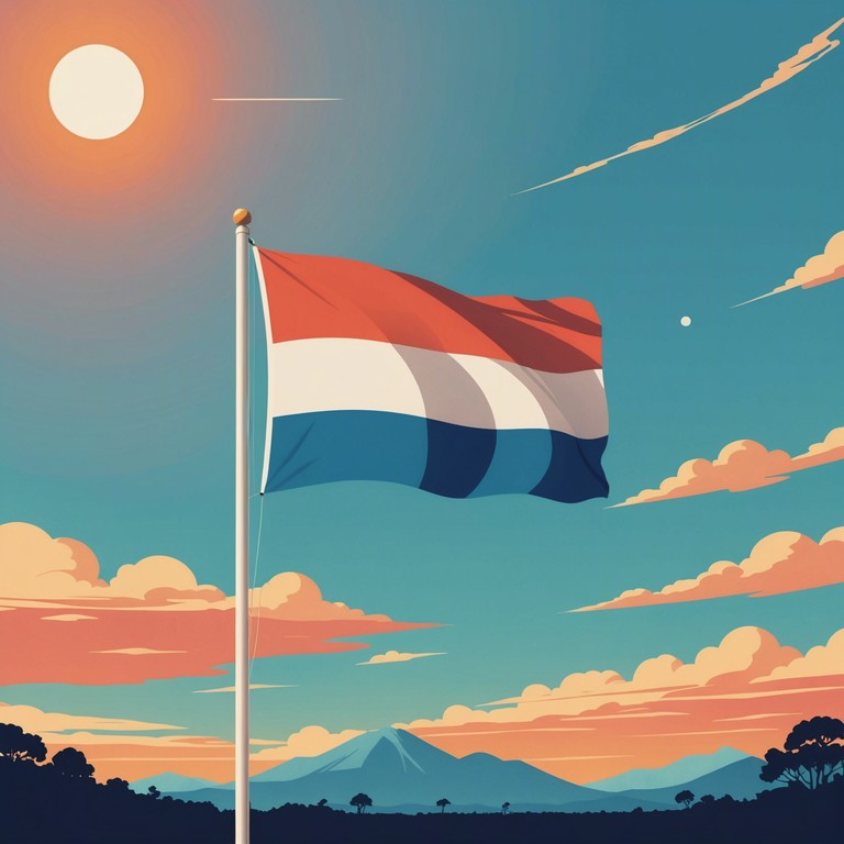 This track embodies the spirit of a nation with a soulful melody that captures the essence of pride and unity. Featuring a rich saxophone lead, the music intertwines patriotic sentiment with harmonic depth, creating an emotional soundscape that resonates with the listener's sense of belonging and identity.