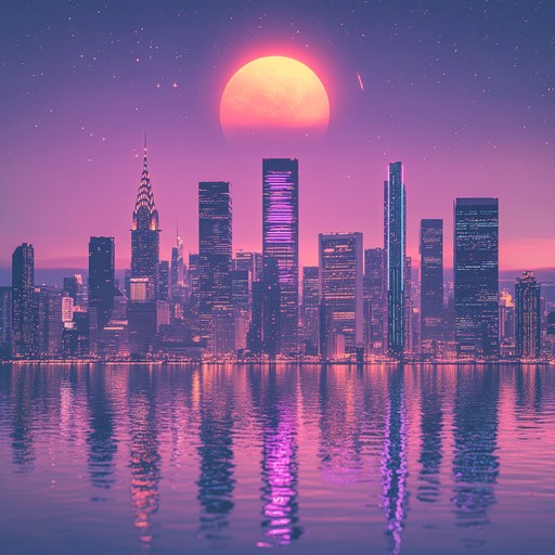 A reflective and warm instrumental piece that recaptures the vibrant essence of 80s city nights through nostalgic synthesizer and gentle percussion.