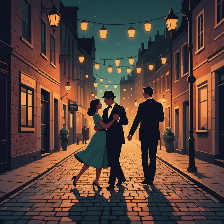 Imagine a balmy night in buenos aires, where the echoes of a bandoneon fill the air, crafting a soundscape that weaves through the intimate tales of shadows and light on cobblestone streets. The music, a sensual intertwining of traditional tango rhythms with a hint of mystery, invites listeners to explore the depth of night's allure through melody and movement.