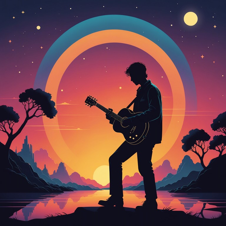 A sonic exploration that delves deep into the realms of nostalgia and melancholy. The electric guitar takes the listener through an evocative soundscape, enriched with ethereal ambience and psychedelic overlays.