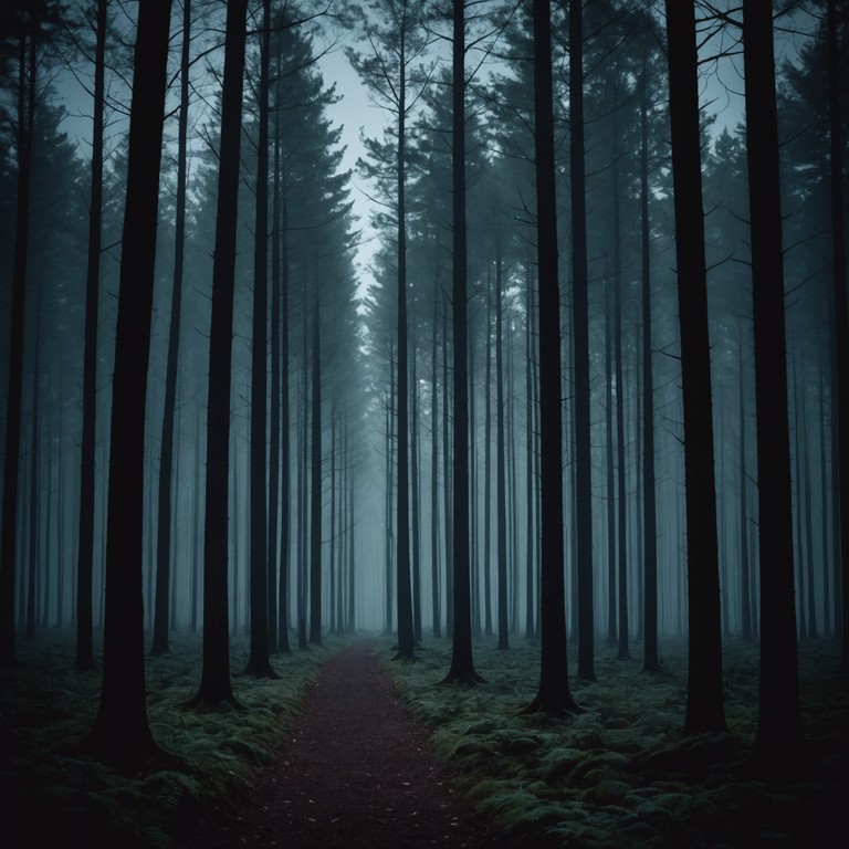 In the depths of a forest, as the moon reaches its zenith, a distant, unsettling rumba rhythm pulses. This melody creates a haunting alliance between the darkness and the playful, yet sinister, rhythm of the night. Unexpected tonal shifts from a clave create a compelling undercurrent of tension and mystery.