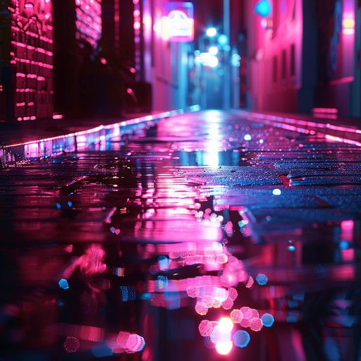 Venture into the depths of a cybernetic city where the chillwave tunes meet the whispers of shadows, crafted to set an atmosphere filled with tension yet mesmerized by its own eerie beauty