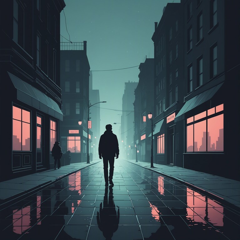 Imagine walking through a whispering cityscape, where every corner and shadow whispers untold stories propelled by the deep, reverberating essence of a grime bassline. This alternate representation pulls you deeper into the night, merging with the haze that dances slowly through dimly lit streets.