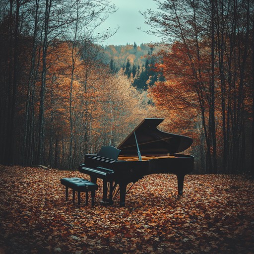 An instrumental solo piano composition that captures the serene and nostalgic feelings of autumn, evoking the whispers of the wind and the gentle falling of leaves through graceful and elegant melodies