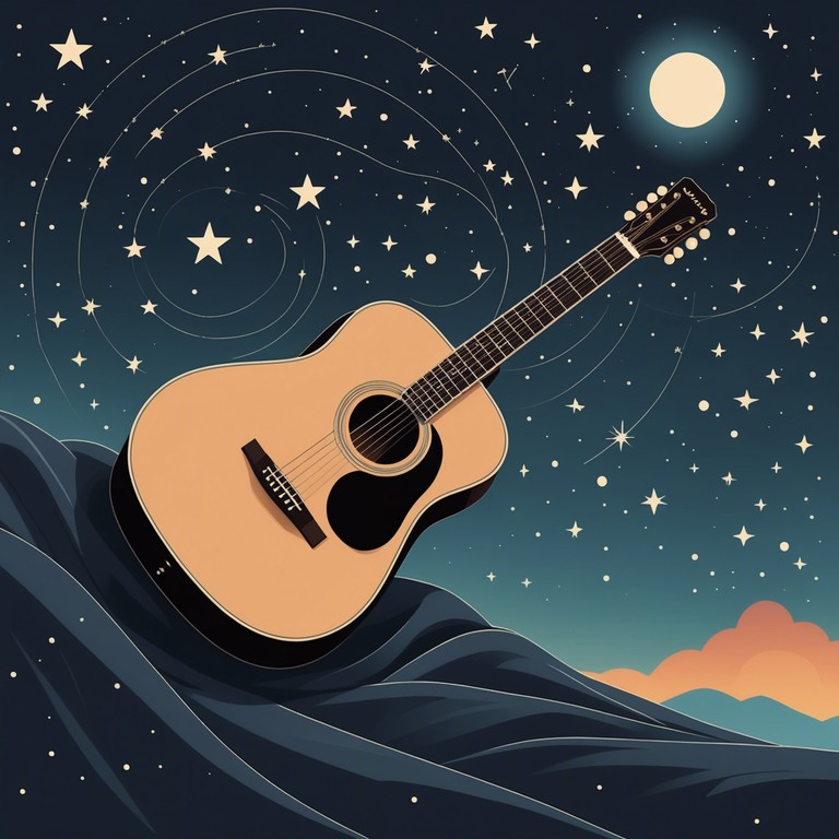 A gentle acoustic guitar composition that brings the calm and beauty of a serene brazilian prairie night to life, ideal for relaxing or contemplative listening.