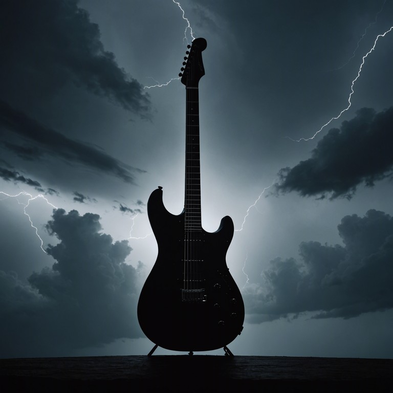 Capturing the essence of calm before a storm, this composition wields the electric guitar’s potent sound to create a peaceful yet emotionally charged ambiance, perfect for introspection or imaginative escapes.