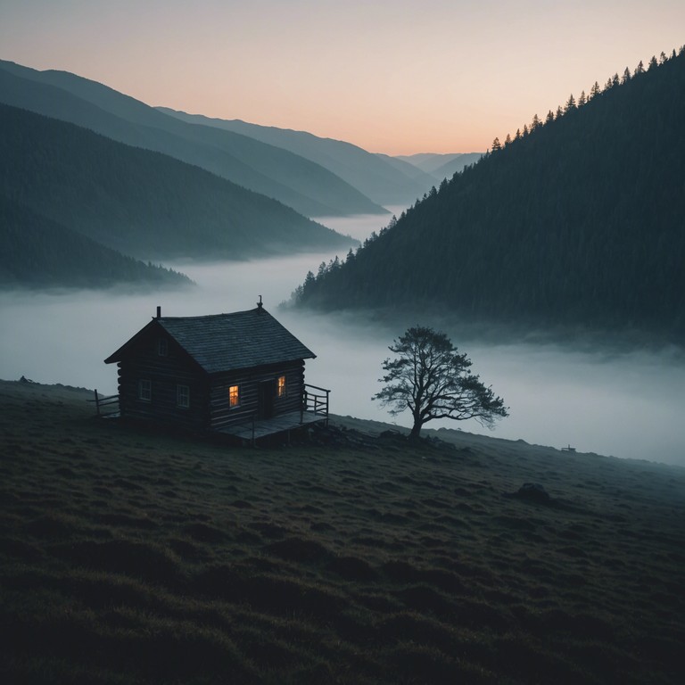 An instrumental track where traditional bluegrass meets an ominous, unsettling undertone. Melodies twist like shadows creeping across a dusky appalachian hollow, while rhythms mimic the unpredictable rustling of leaves in a cold night wind.