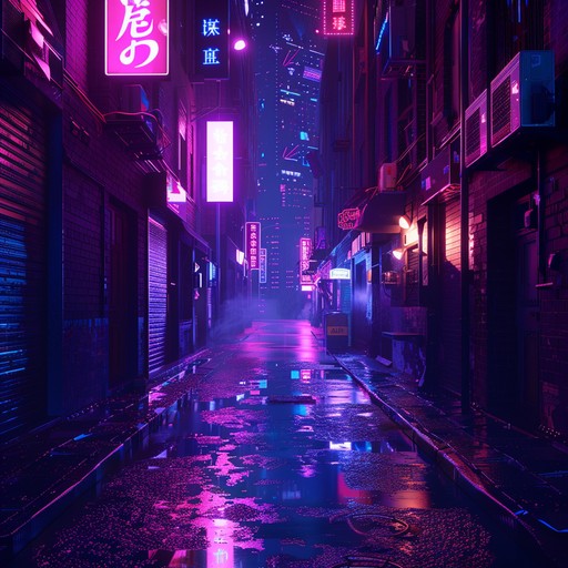 Dive deep into an ethereal synthwave that wraps around nostalgic city nights