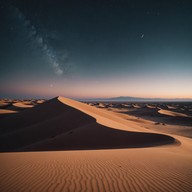 haunting melodies over tranquil desert backdrops