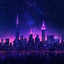 an energetic instrumental capturing the pulse of night city life