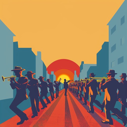 Explosive latin jazz track with energetic rhythms and dynamic improvisations on trumpet, complemented by vibrant percussion and smooth piano, creating a thrilling musical journey