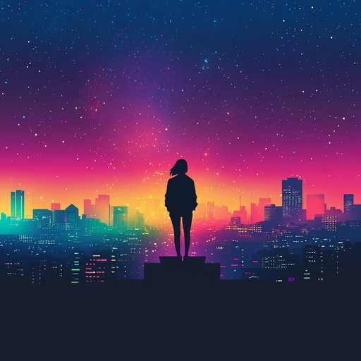 An instrumental fusion of atmospheric trip hop beats with soaring melodies, evoking the bliss of exploring cityscapes under glowing neon skies.