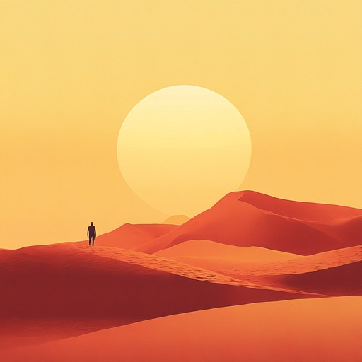 In this track, the darbuka drum captures the essence of a mystical desert landscape, echoing through timeless dunes as the sun casts long shadows. The rhythm plays with subtle dynamics, conjuring images of caravans moving under a starlit sky, bringing life to the silence of the vast, open desert