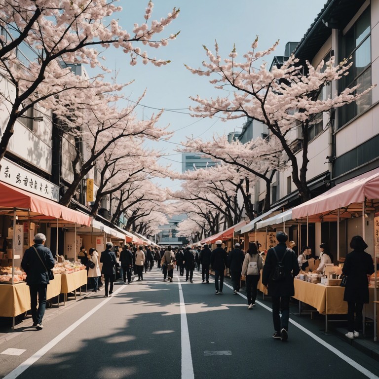 A playful, energetic composition inspired by blooming sakura trees, perfect for anime opening scenes or lively character introductions. Combining traditional japanese instruments with upbeat rhythms to capture the essence of a bright, youthful adventure.