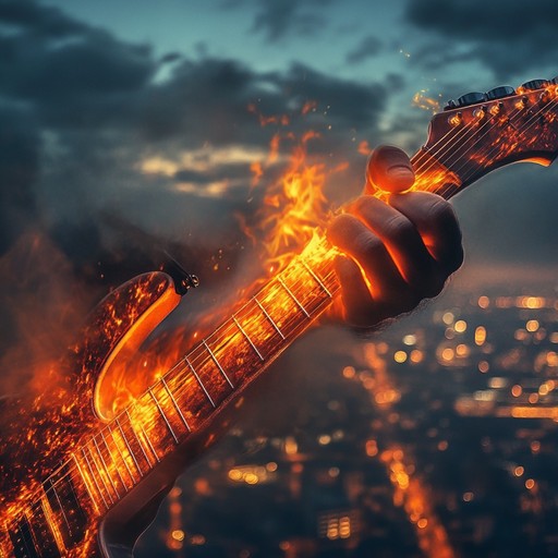 An instrumental track merging soulful melodies with punk's raw intensity, featuring electric guitar riffs and powerful rhythms.