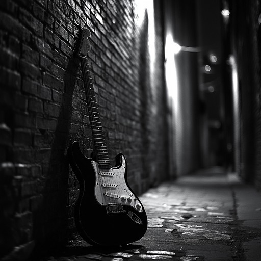 An edgy instrumental blues track that embodies the tension and mystery of the city at midnight, with gritty guitar lines and a driving rhythm that take listeners down shadowy alleys.