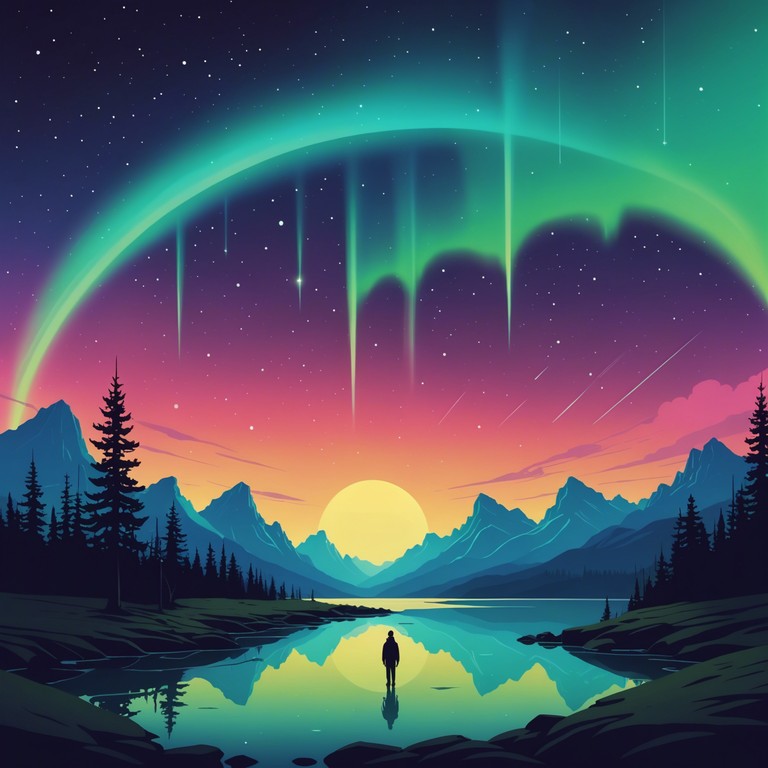 Imagine cruising through the serene landscapes of finland under a sky painted with aurora borealis. This suomipop track encapsulates elegance and serenity with smooth synthesizer melodies, providing a soothing backdrop that evokes a sense of peace and wonder.