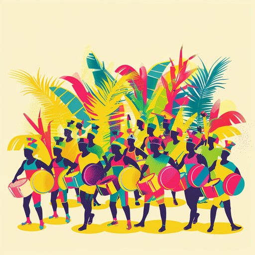 Feel the pulse of a brazilian carnival with this dynamic samba track, featuring spirited percussion and rhythmic flair. This celebratory music captures the essence of a vibrant carnival, making it ideal for festivities and buoyant occasions.